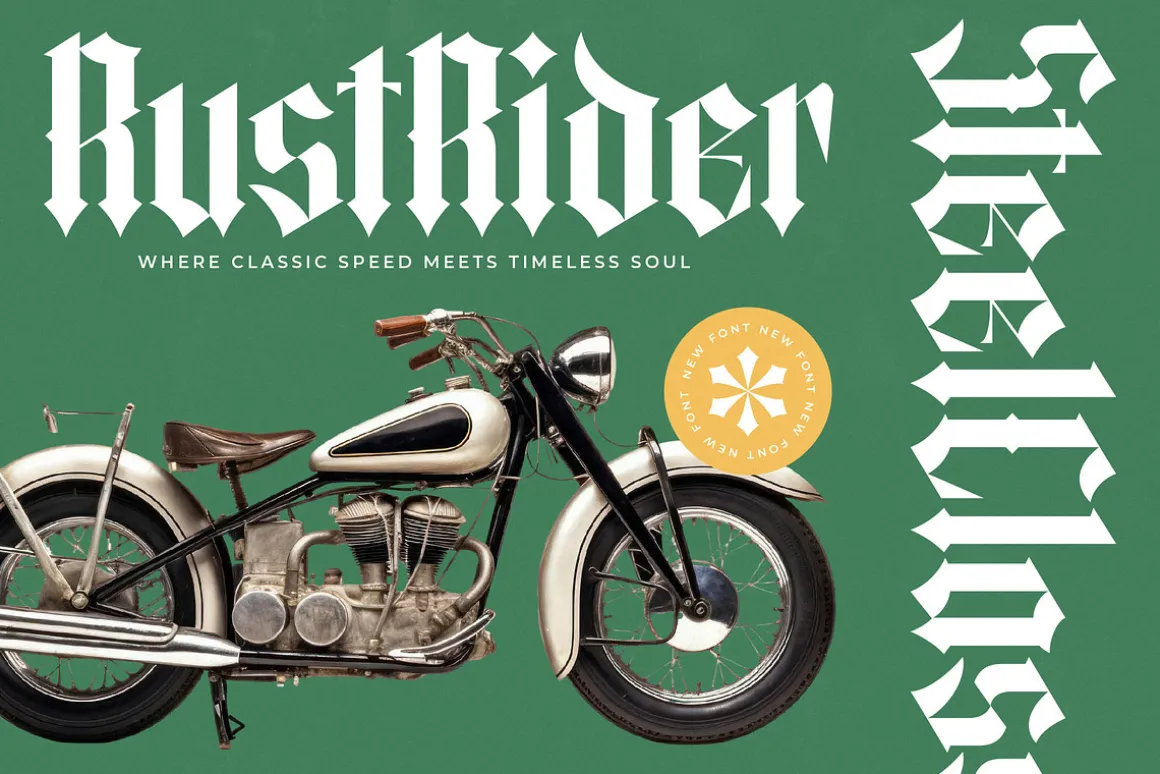 Merdlins Modern Blackletter Serif