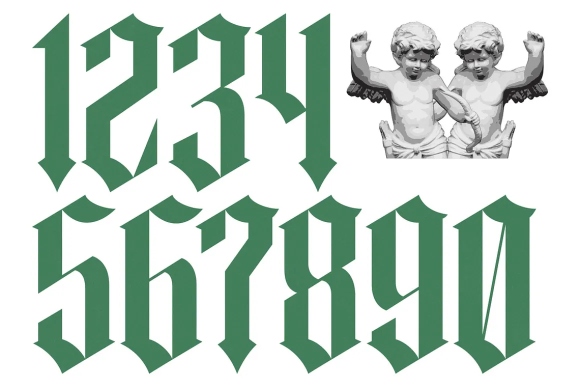 Merdlins Modern Blackletter Serif