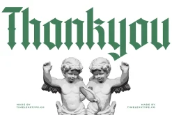Merdlins Modern Blackletter Serif