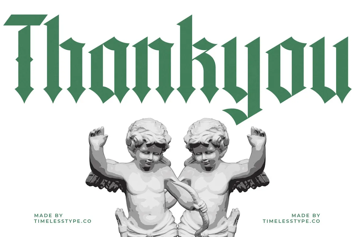 Merdlins Modern Blackletter Serif