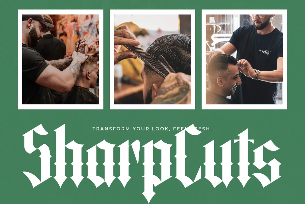 Merdlins Modern Blackletter Serif