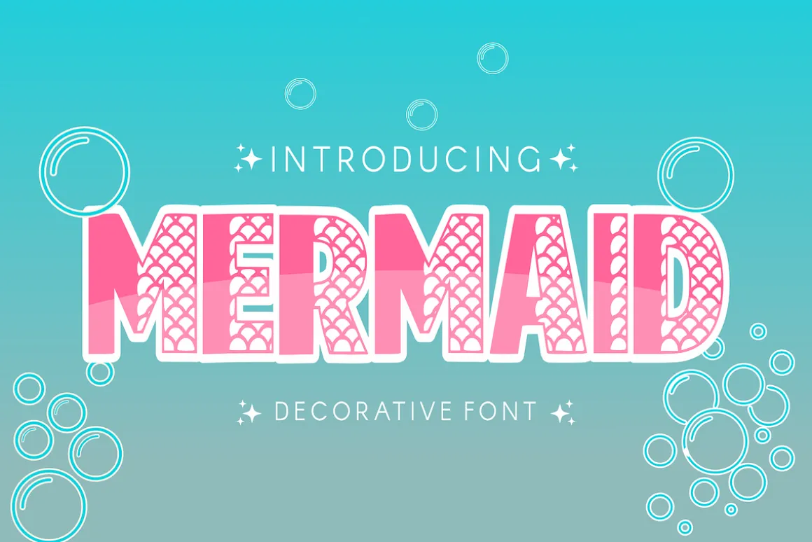 Mermaid - Cartoon Font Types