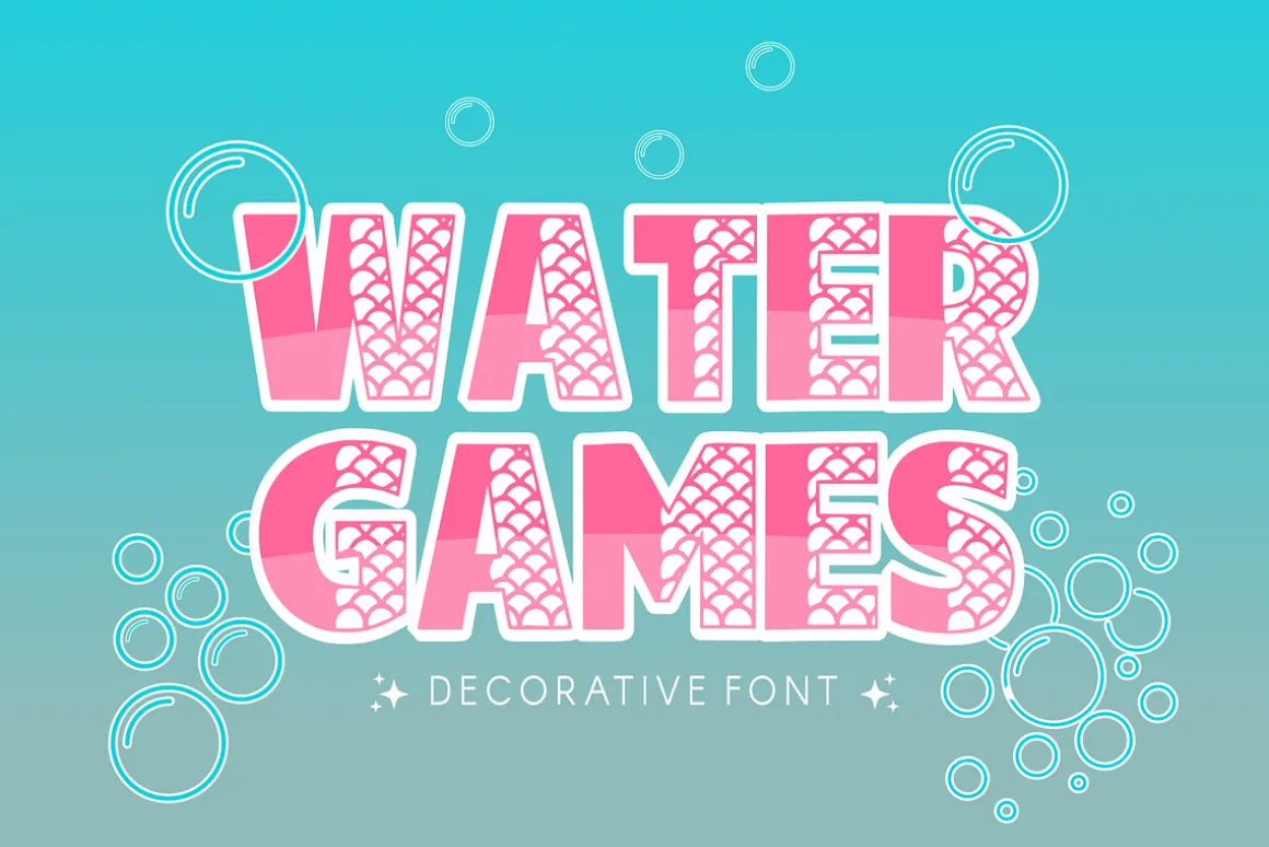 Mermaid - Cartoon Font Types