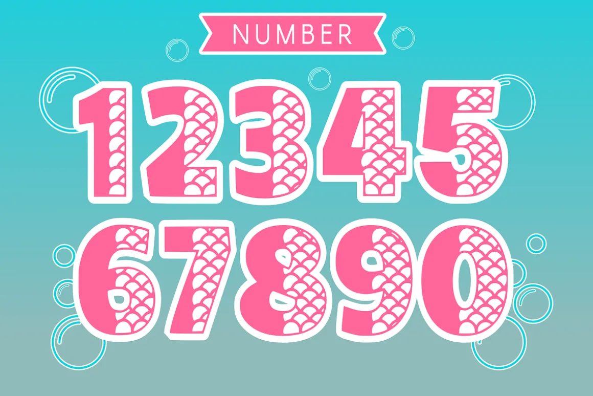 Mermaid - Cartoon Font Types