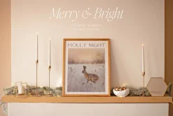 MERRY & BRIGHT Christmas Mockups