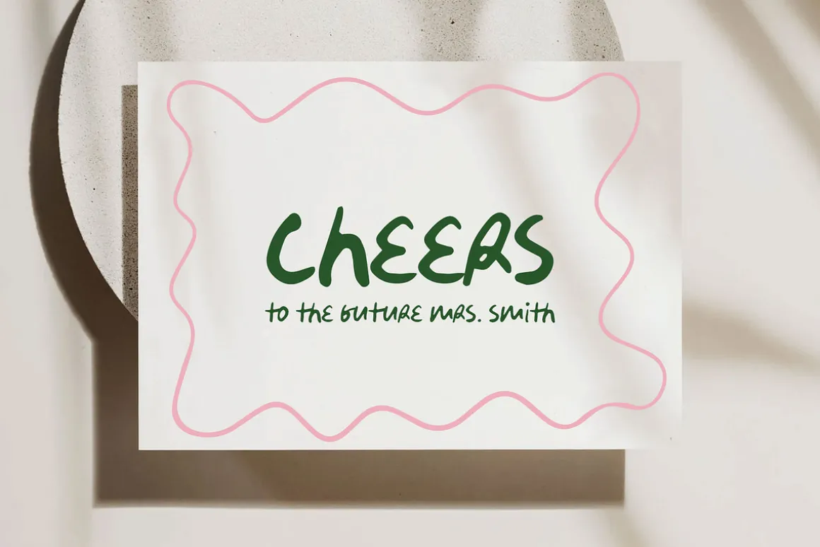 Messy Handwriting Font | Super Duper