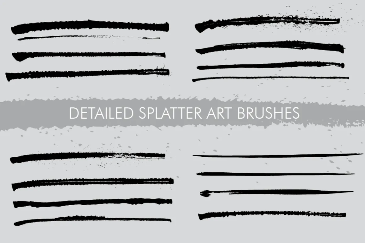 60 Messy Illustrator Brushes