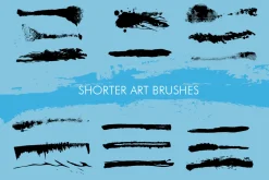 60 Messy Illustrator Brushes