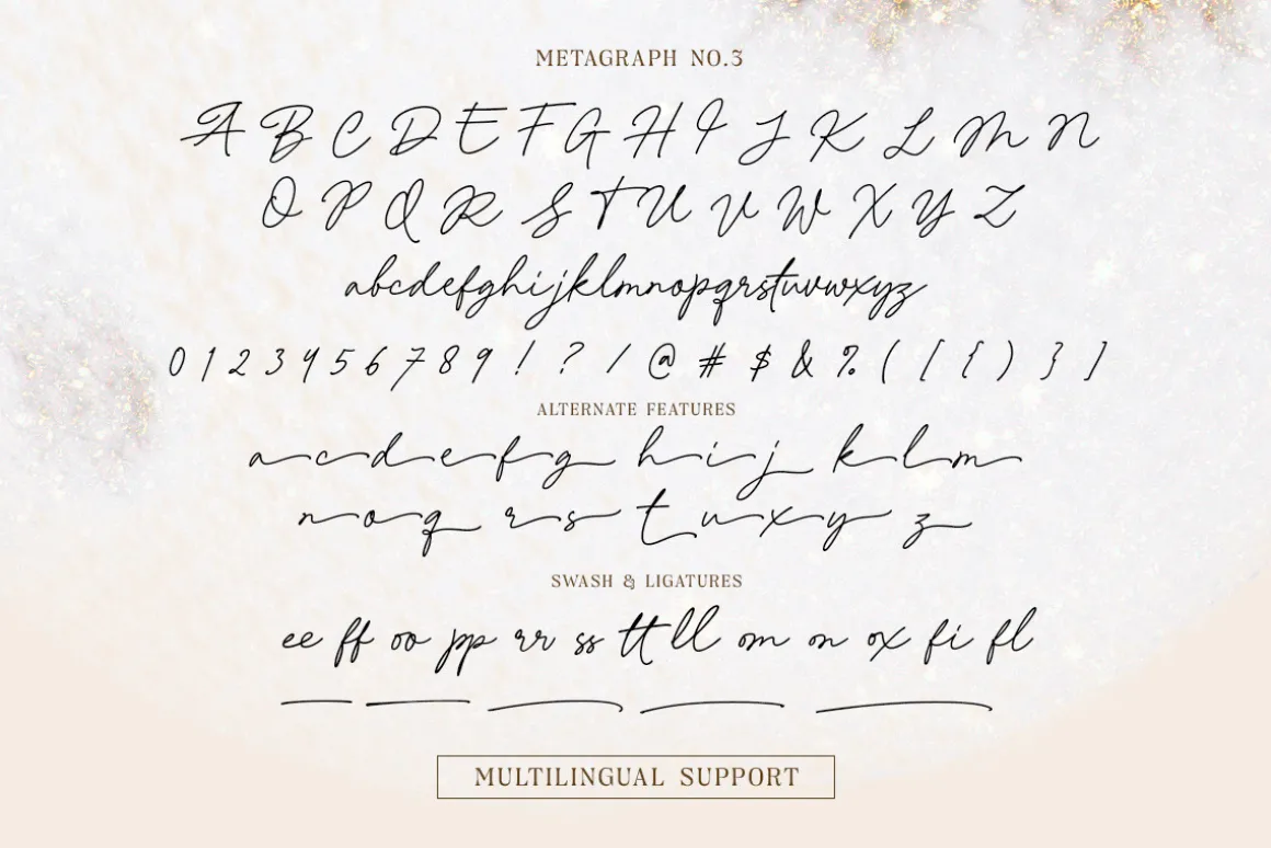 Metagraph Signature Script (3 Fonts)