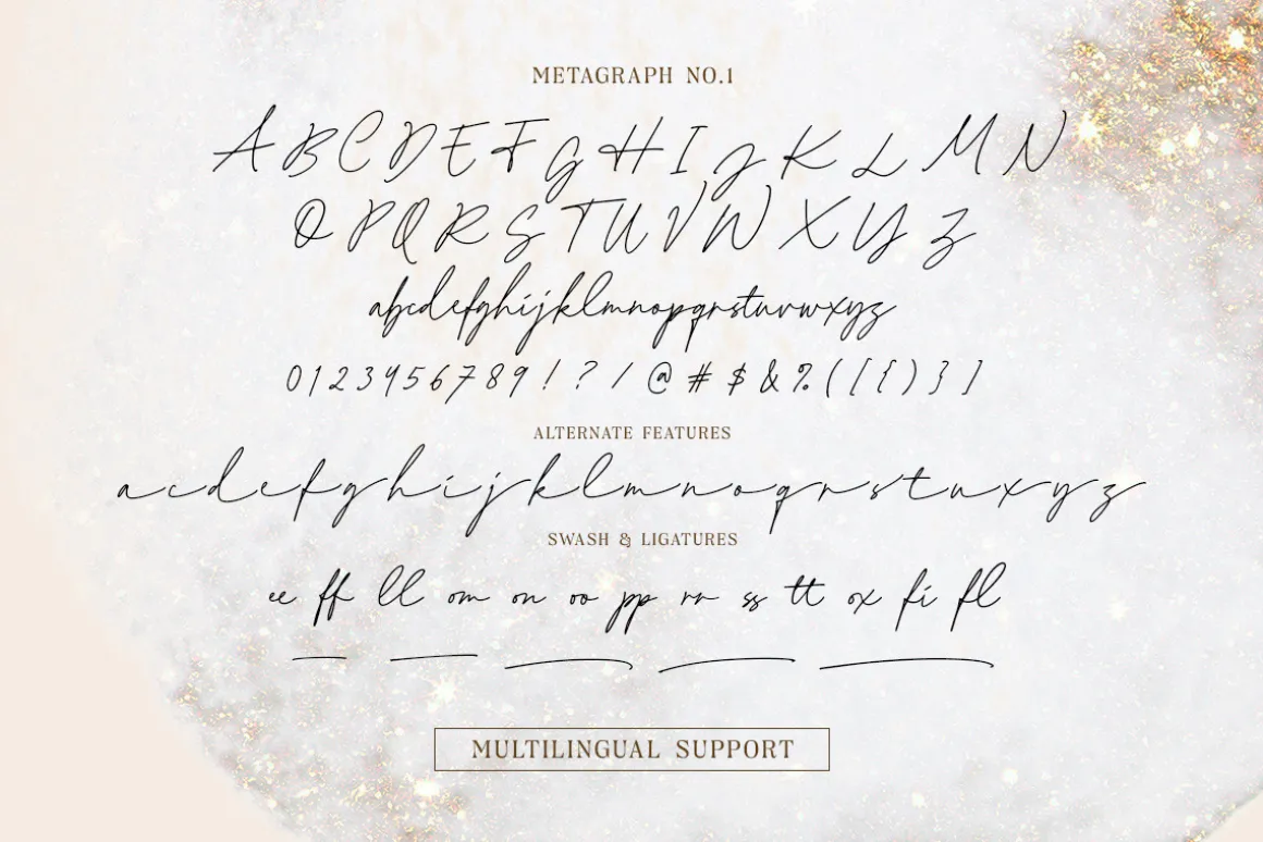 Metagraph Signature Script (3 Fonts)