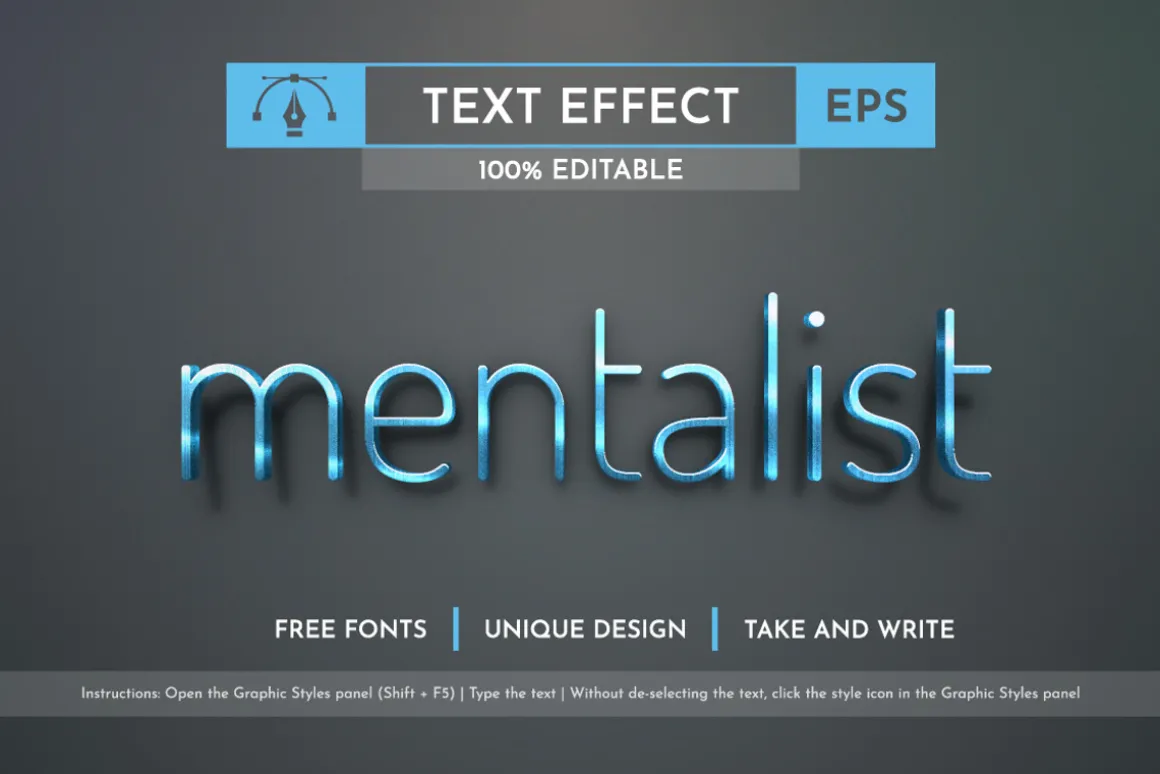 Metal Editable Text Effects