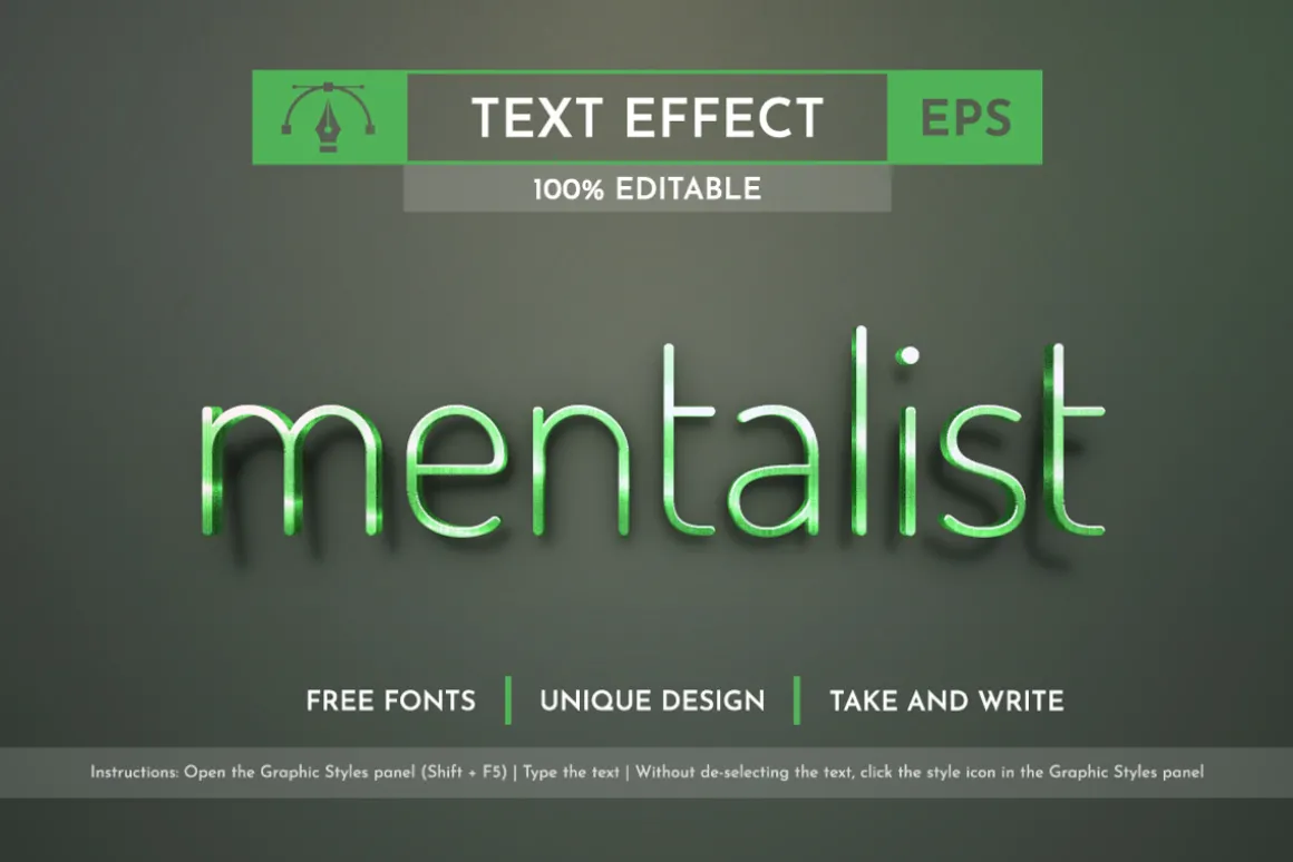 Metal Editable Text Effects