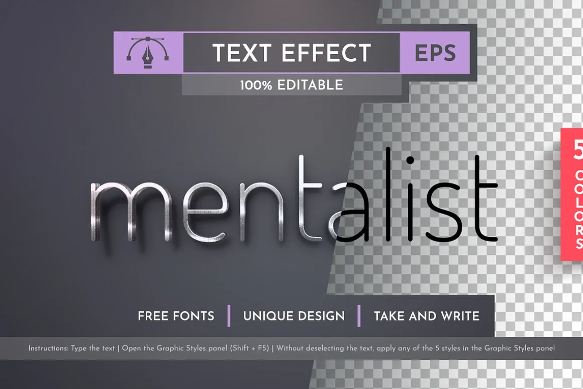 Metal Editable Text Effects