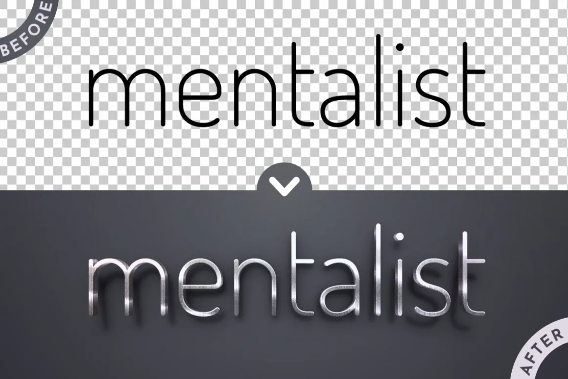 Metal Editable Text Effects
