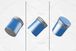 Metallic Jar Mockup Kit