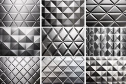 Metallic Polygonal Pattern Backdrop