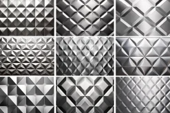 Metallic Polygonal Pattern Backdrop