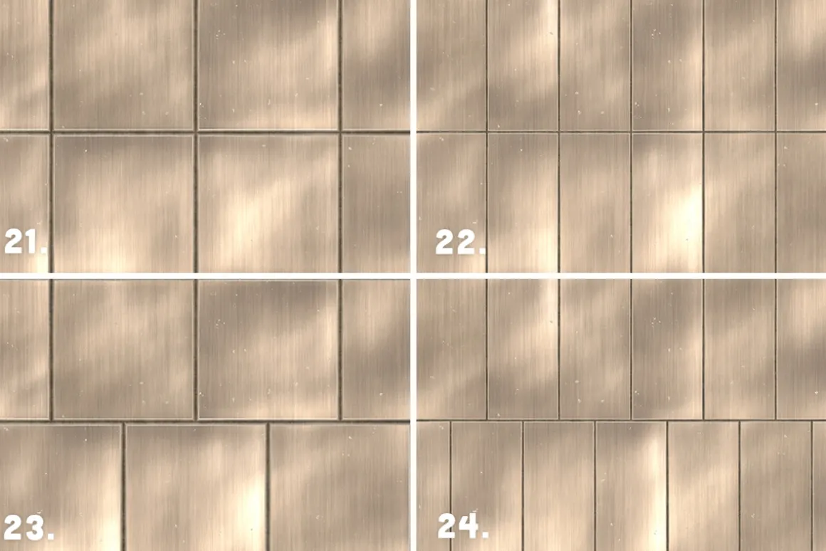 36 Metal Panel Tiles Backgrounds