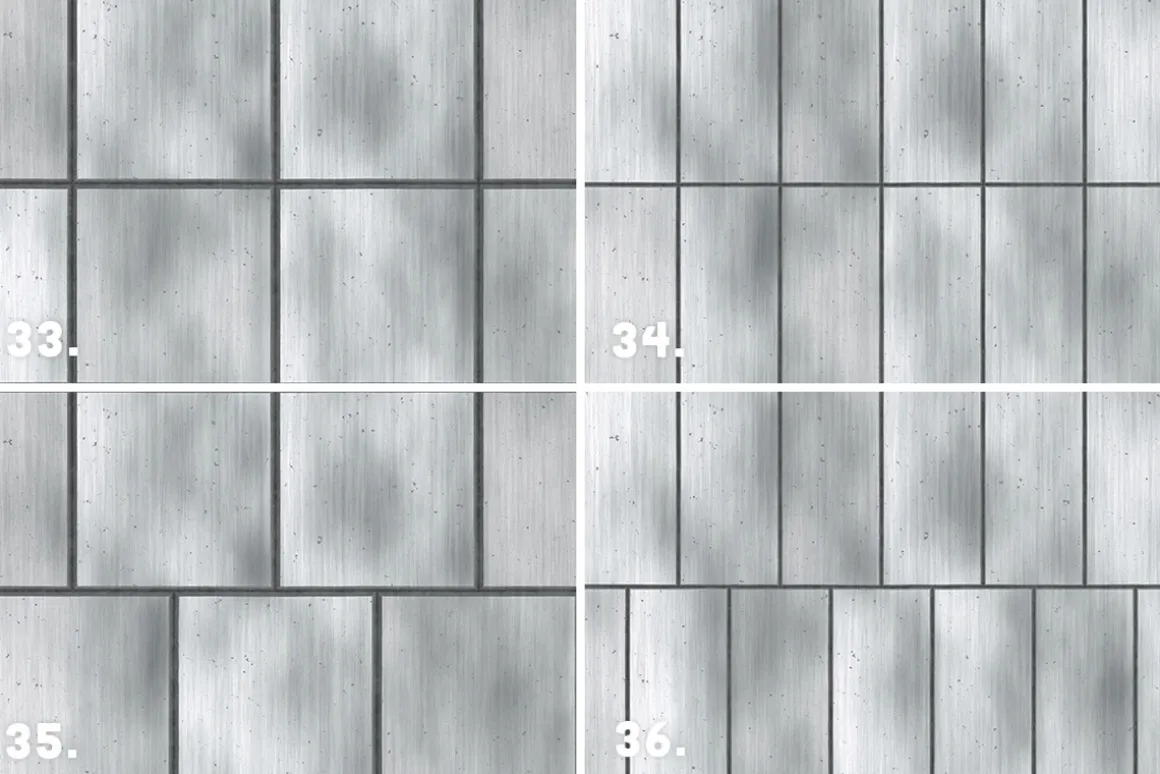 36 Metal Panel Tiles Backgrounds
