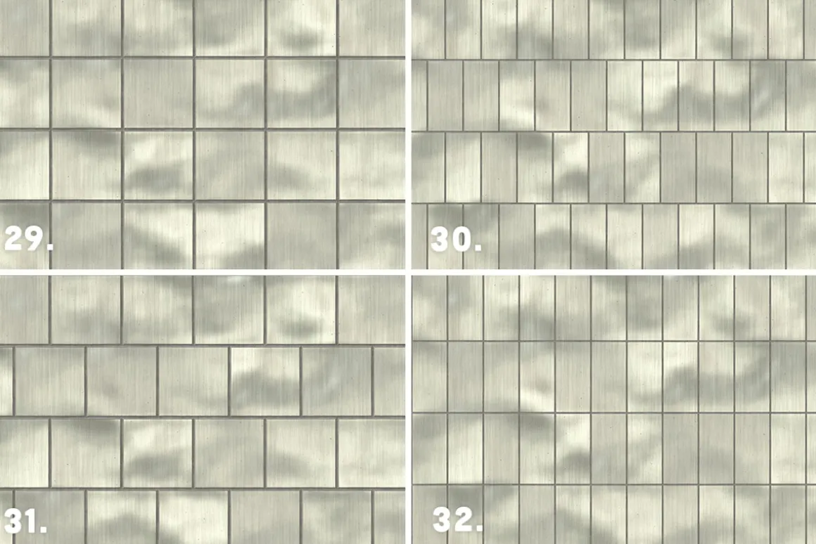 36 Metal Panel Tiles Backgrounds