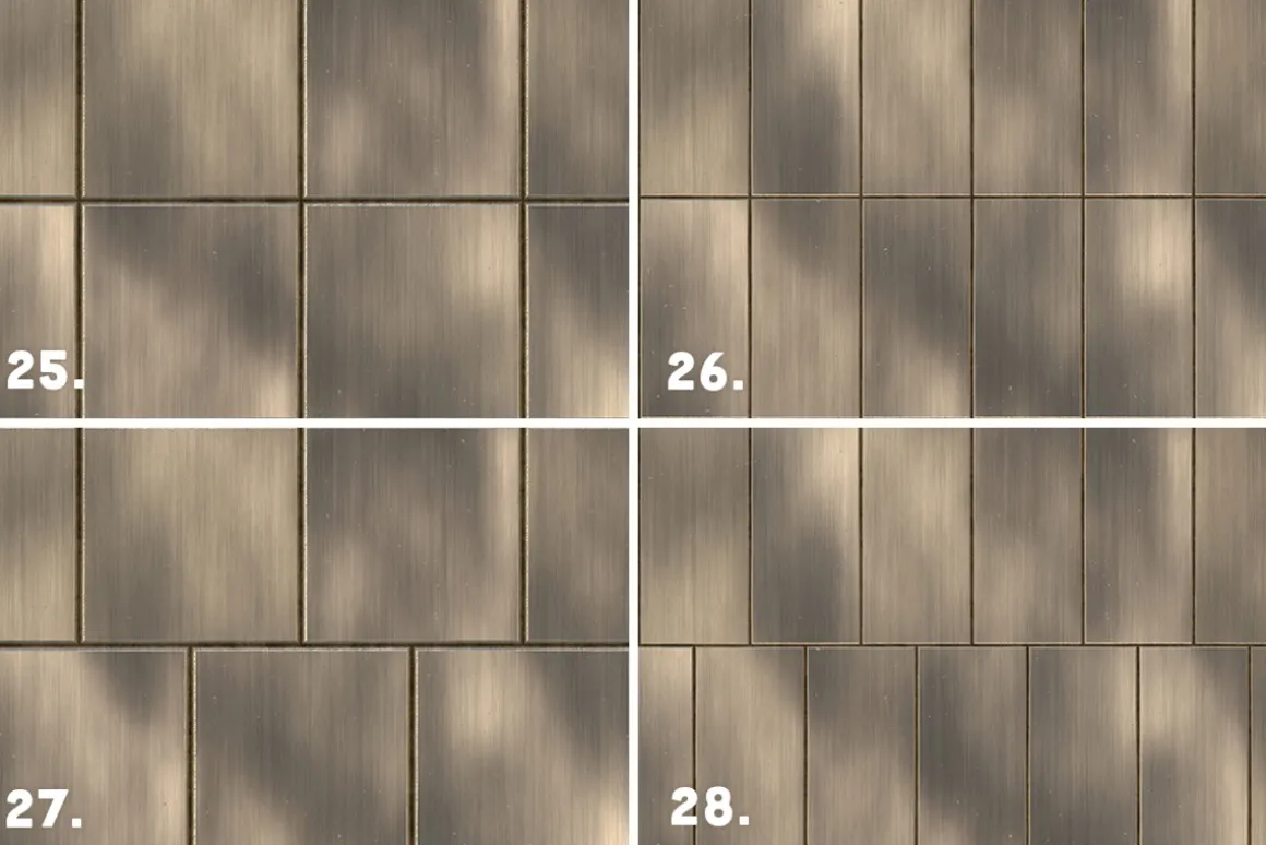 36 Metal Panel Tiles Backgrounds