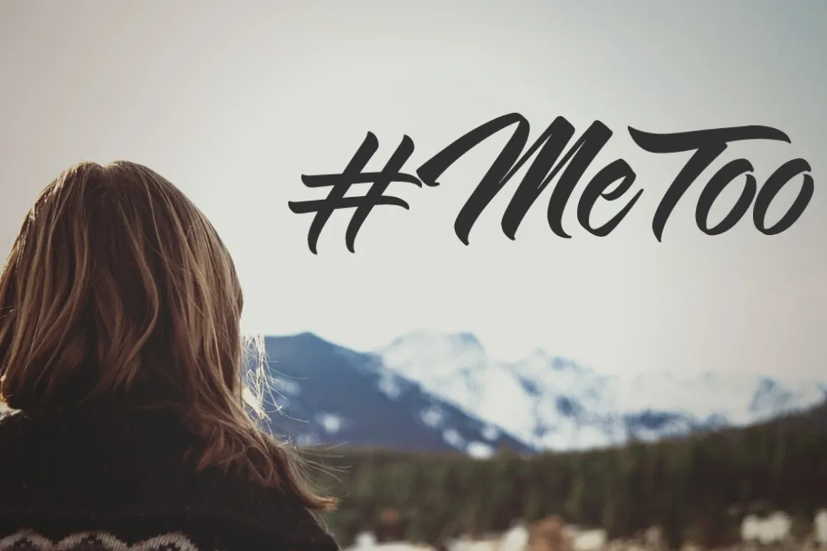 Me too hashtag text vector overlays