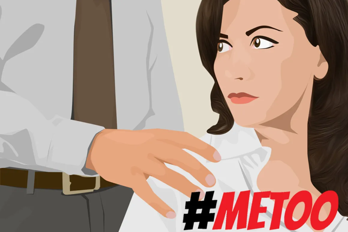 Me too hashtag text vector overlays