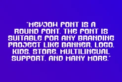 Mevjow - Round Font
