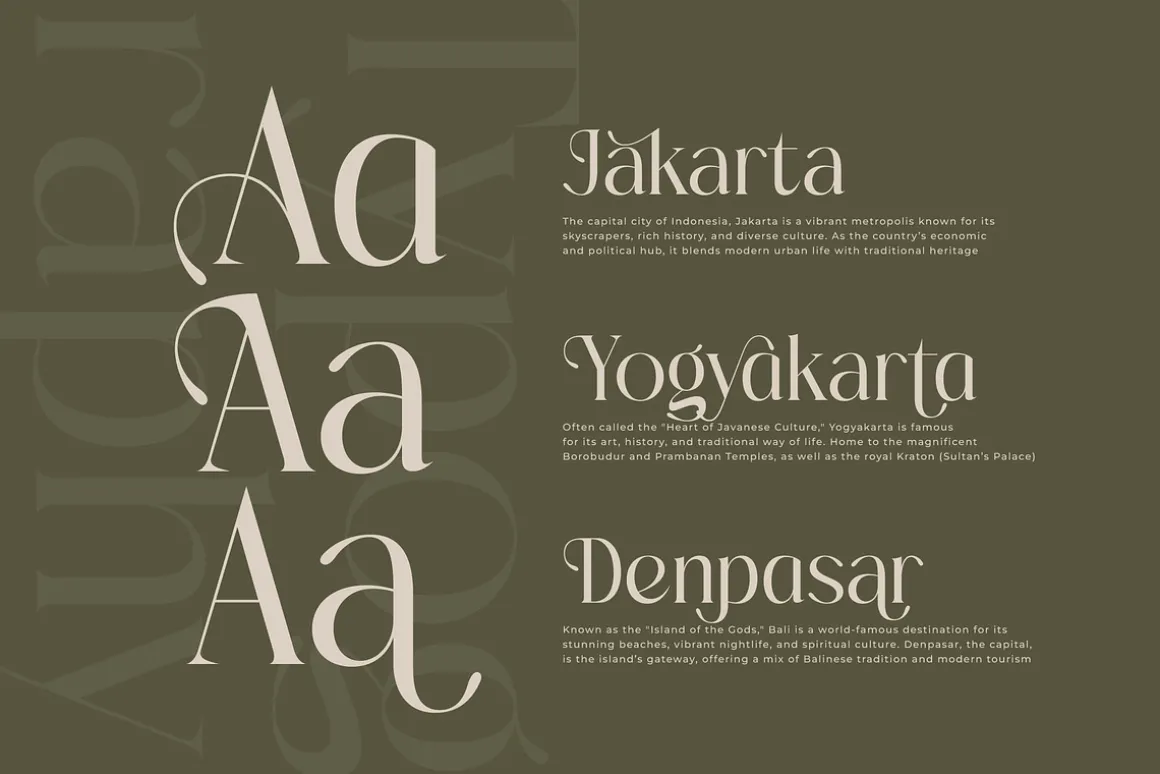 Mezaira Modern Serif Font