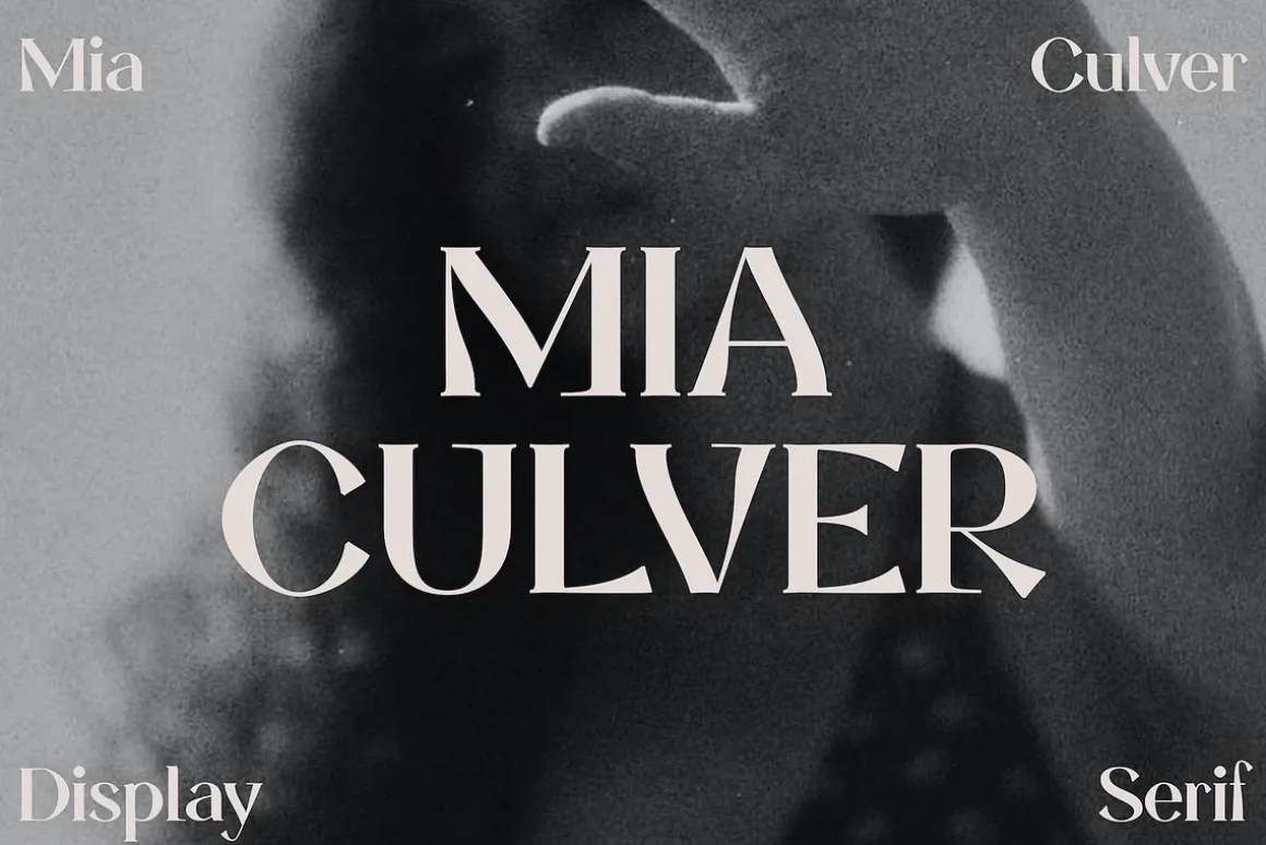Mia Culver – Cool Display Serif