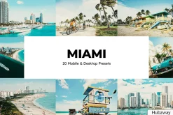 20 Miami Lightroom Presets and LUTs