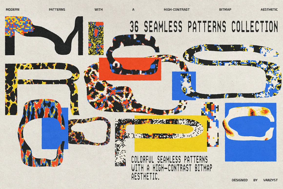 Microscopic Seamless Patterns