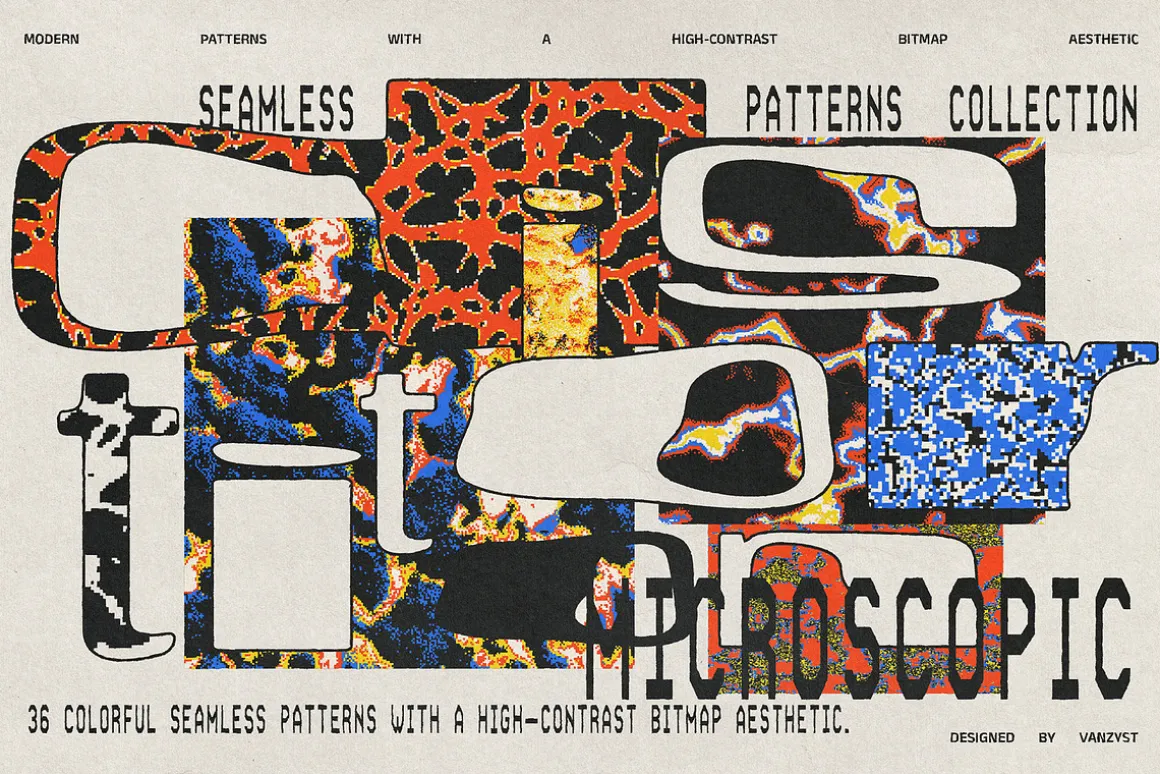 Microscopic Seamless Patterns