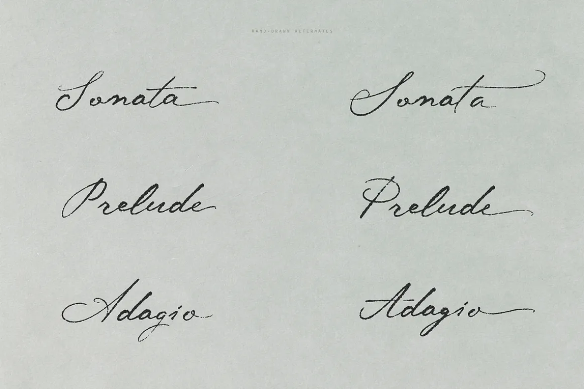 Midnight Symphony // Script font