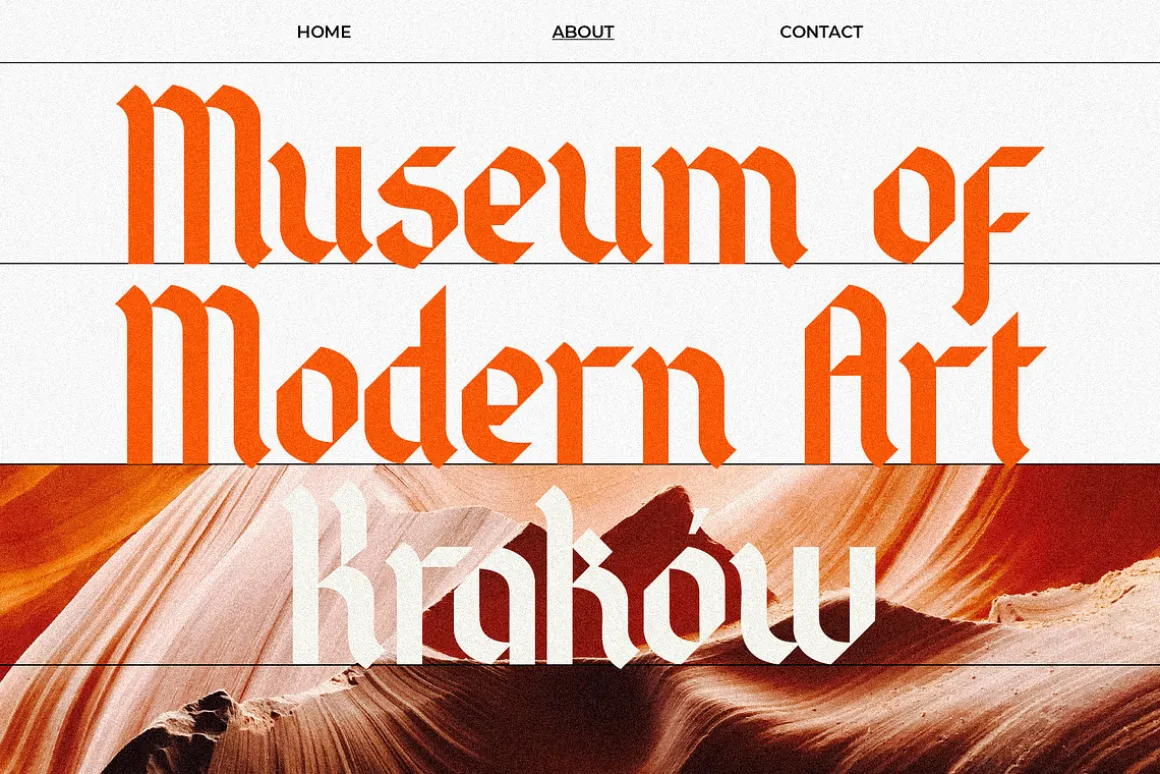 Mighty Empire - Modern Blackletter