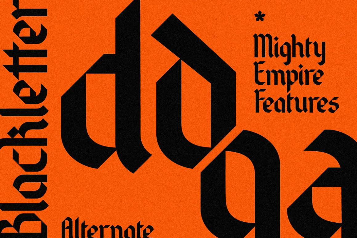 Mighty Empire - Modern Blackletter