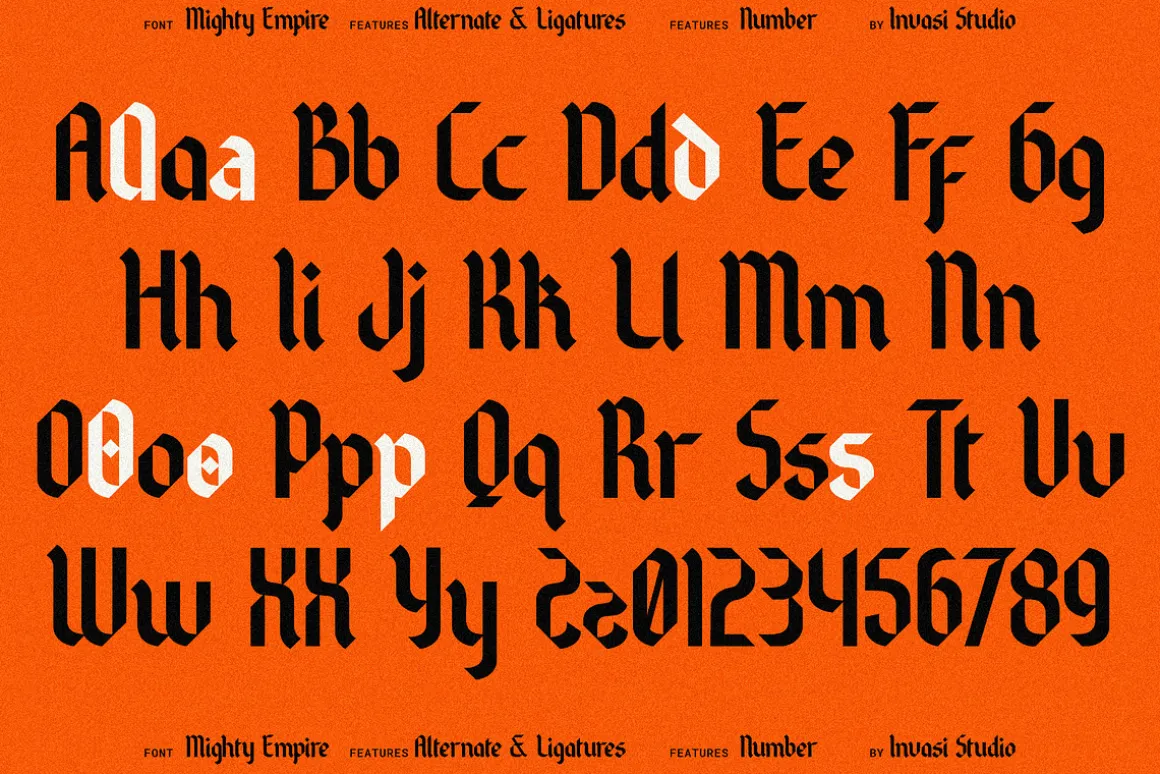 Mighty Empire - Modern Blackletter