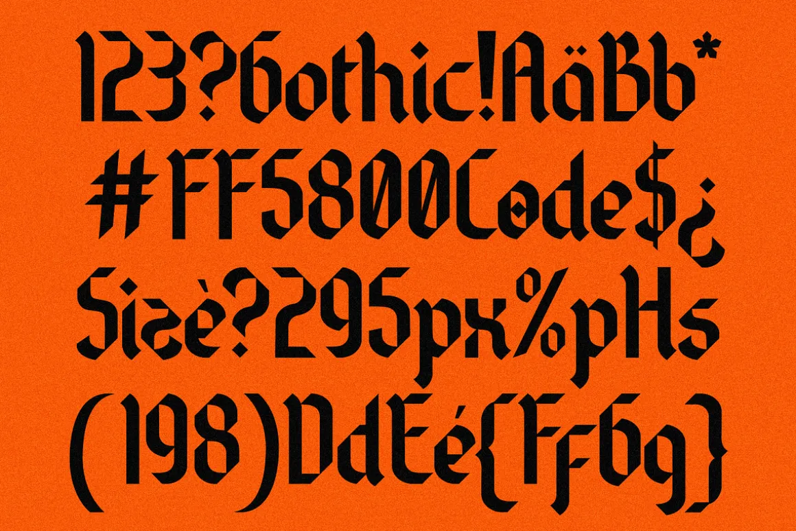 Mighty Empire - Modern Blackletter