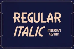 Milerian Glothic Modern Art Deco