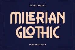 Milerian Glothic Modern Art Deco