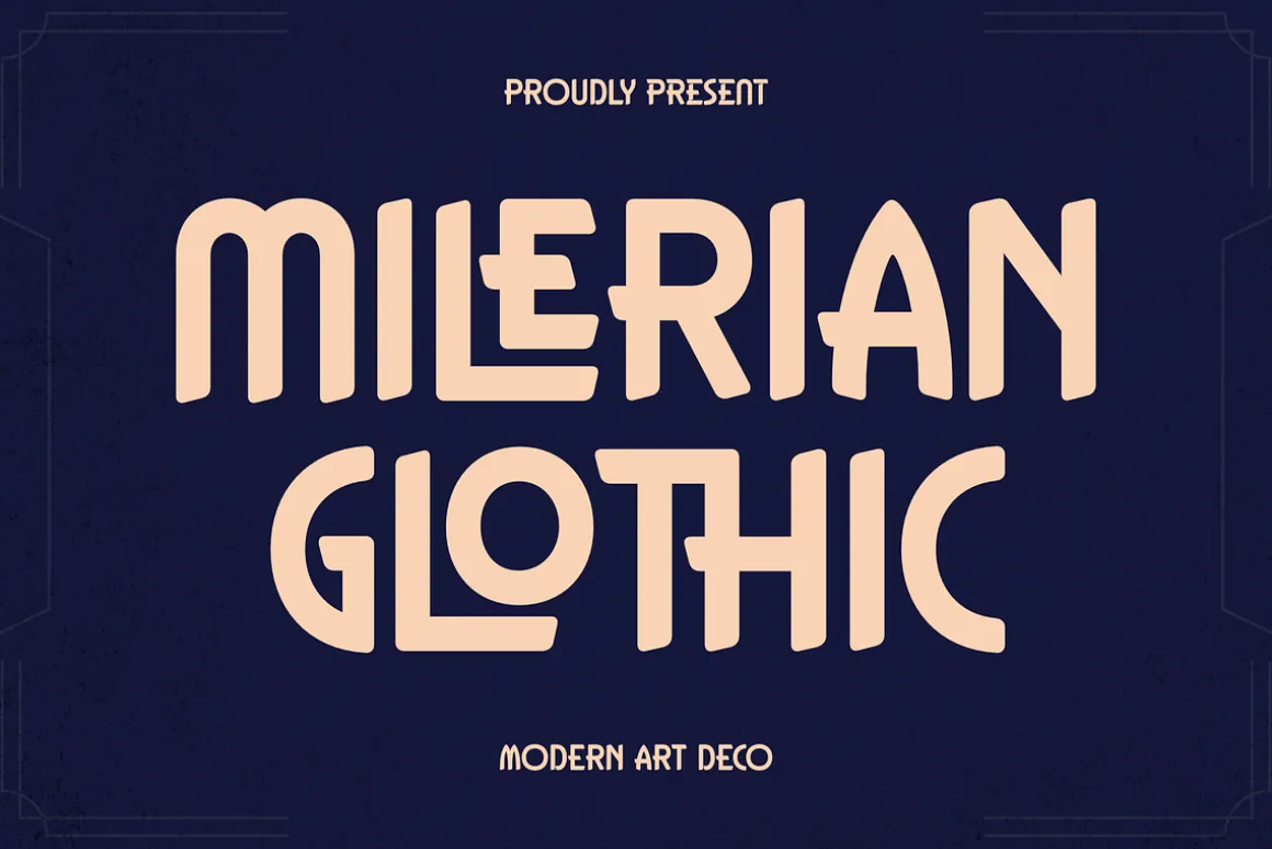 Milerian Glothic Modern Art Deco
