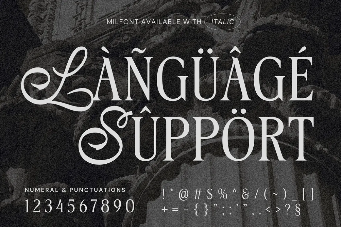 Milfont - Serif Font Combination