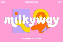 Milkyway - Bubbly Bold Typeface