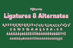 Milkyway - Bubbly Bold Typeface