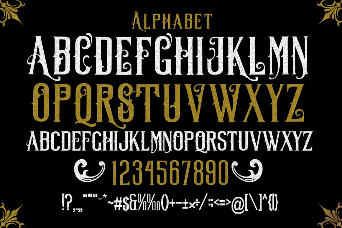 MILWAUKES victorian blackletter