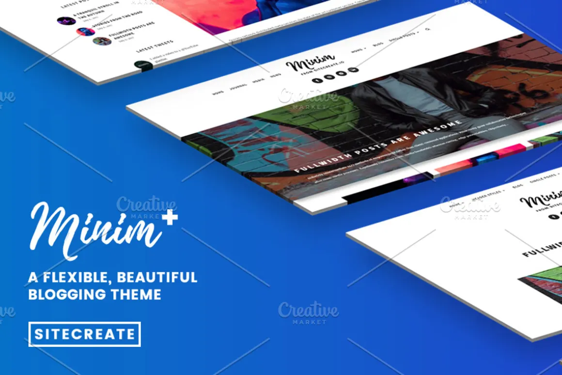 Minim+ - A Flexible & Beautiful Blog
