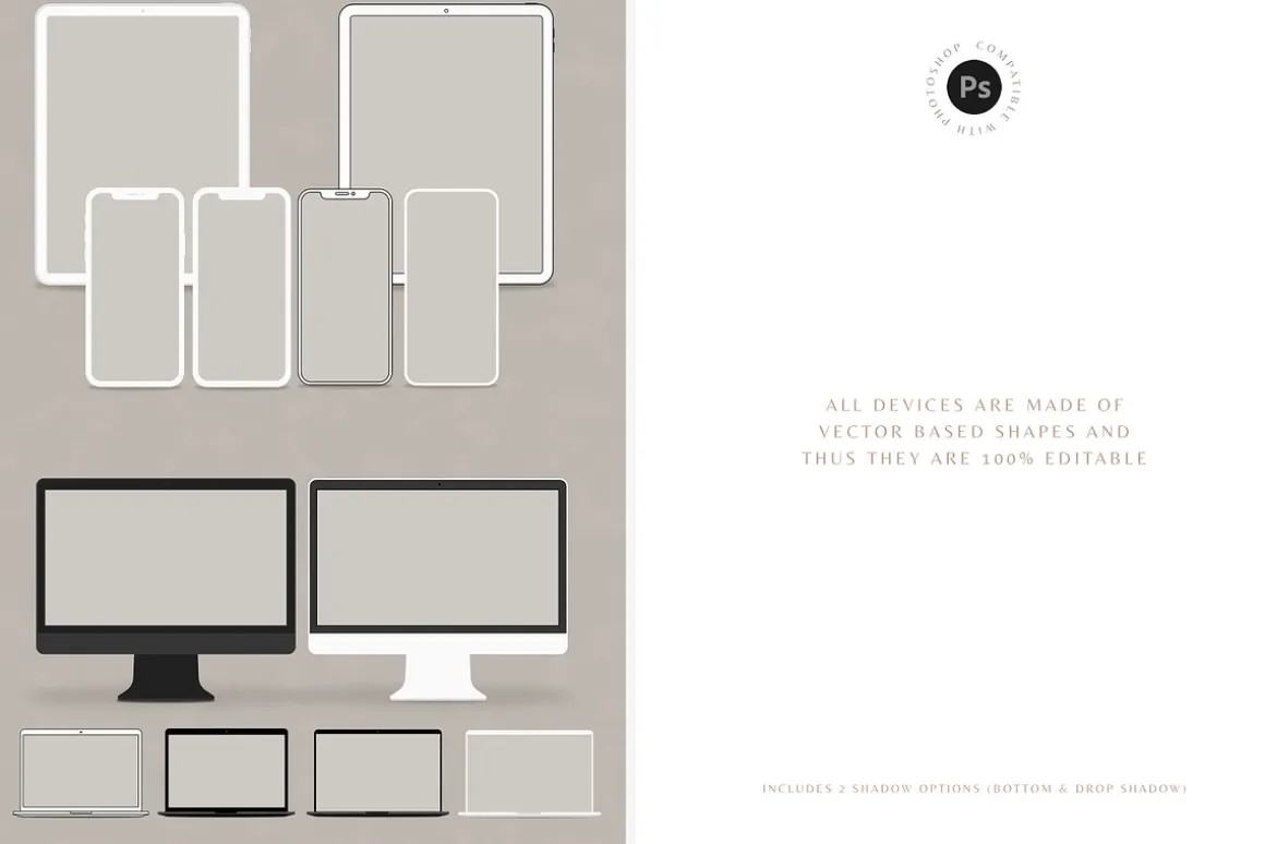 Minimal Modern Device Mockups