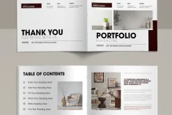 Minimal Portfolio Magazine Template