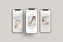 Minimal Website Mockup Scene Creator