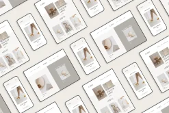 Minimal Website Mockup Scene Creator